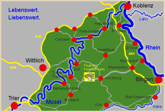 Mosel Mosel-Eifel Mosel-Hunsrück Rhein-Hunsrück